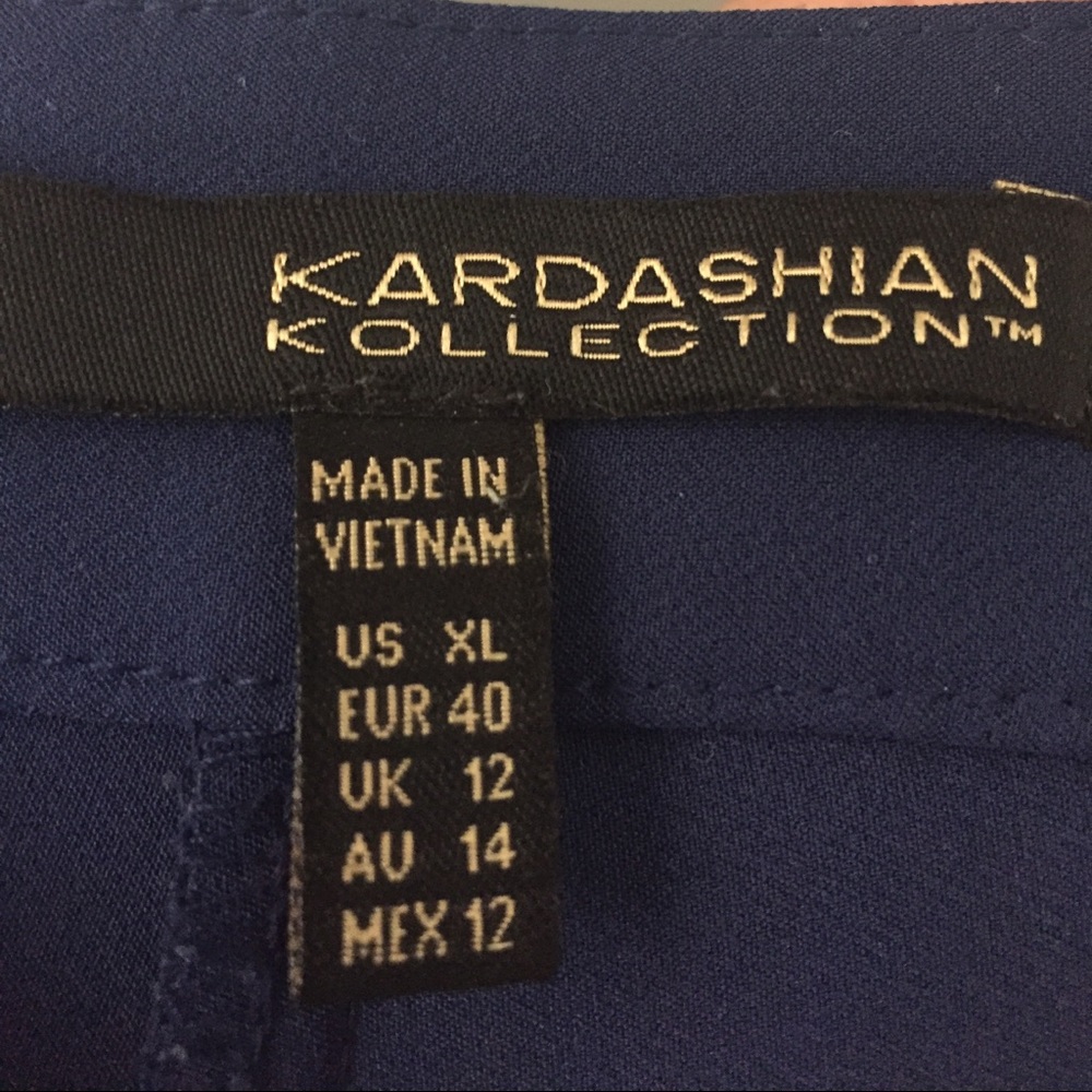 Navy ankle pants
